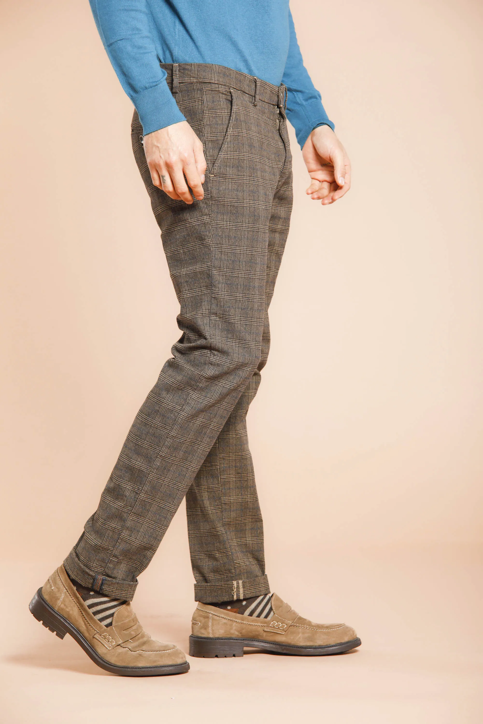 New York man wales print chino pants regular sold by Mason's product image thumbnail 2