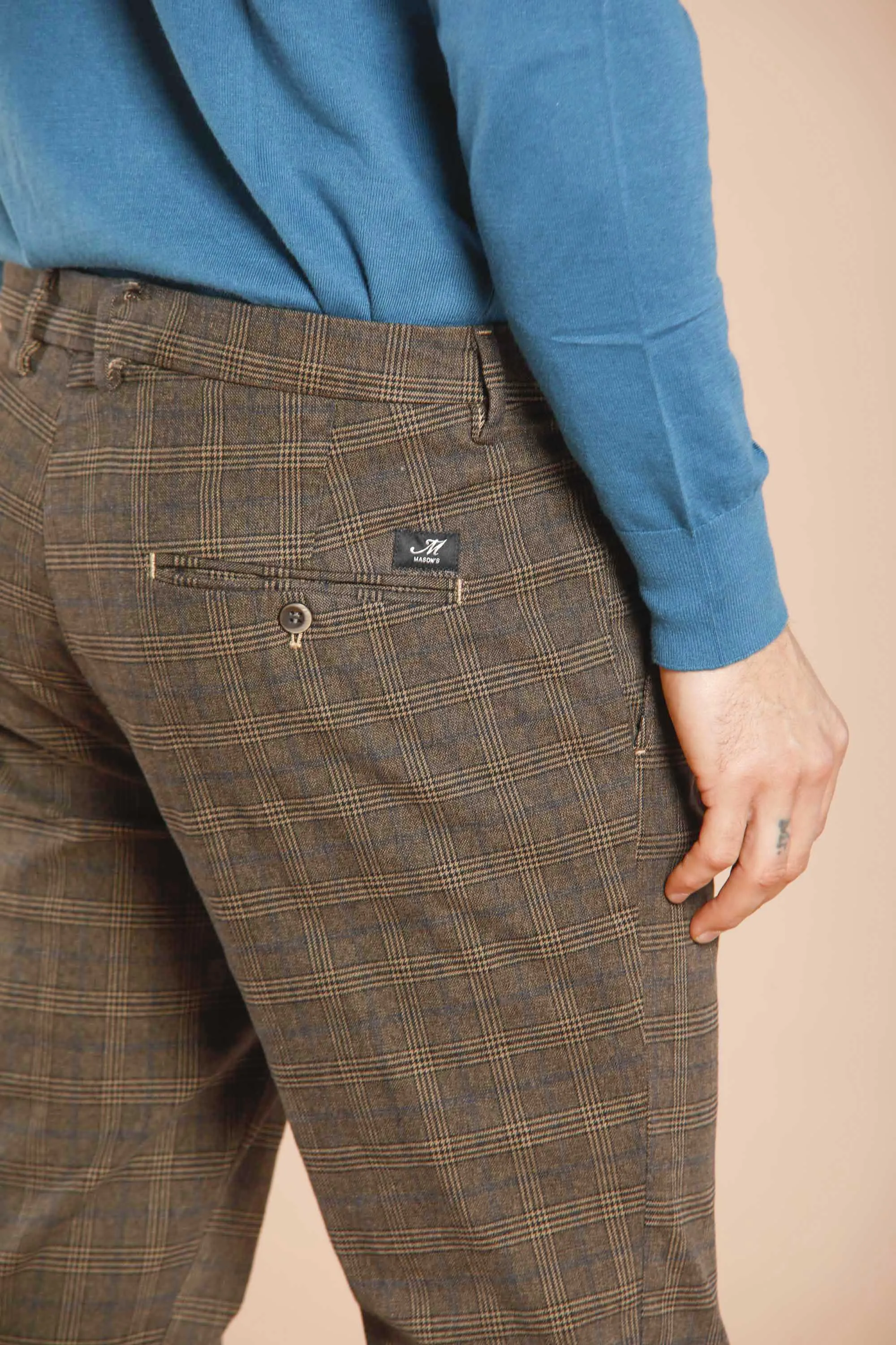 New York man wales print chino pants regular sold by Mason's product image thumbnail 4