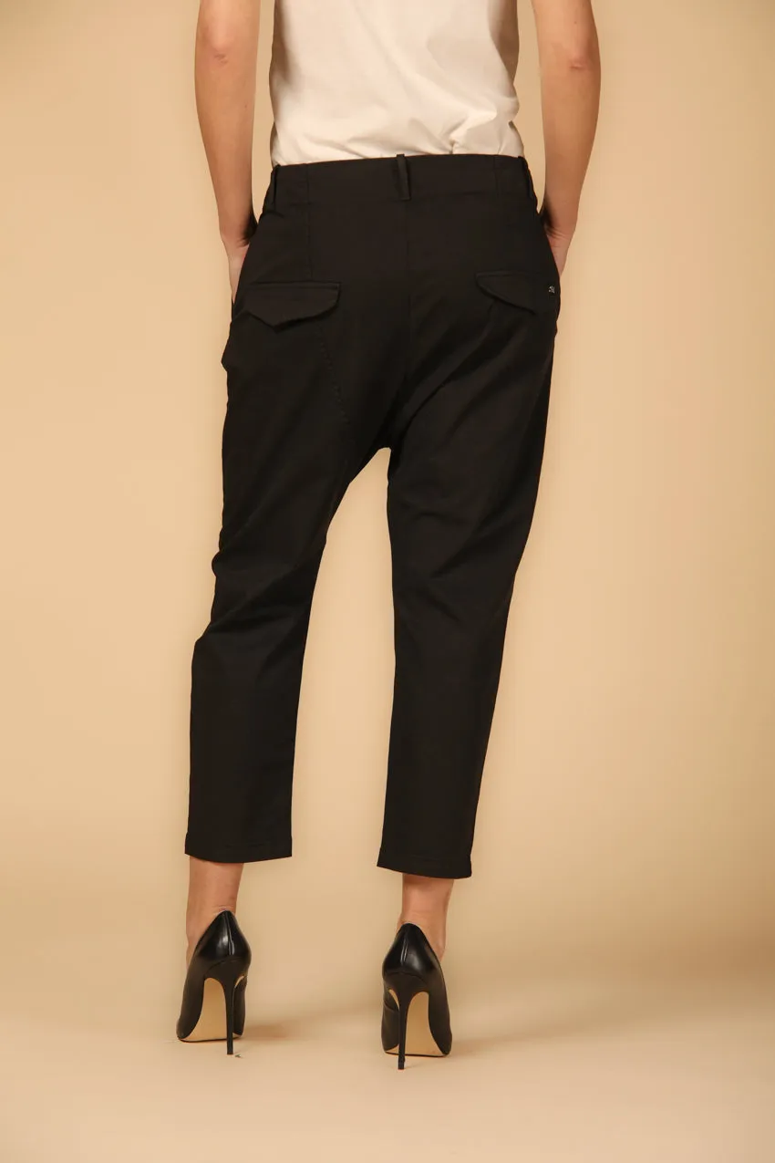 Malibu Jogger women's chino pants in gabardine relaxed ① sold by Mason's product image thumbnail 4