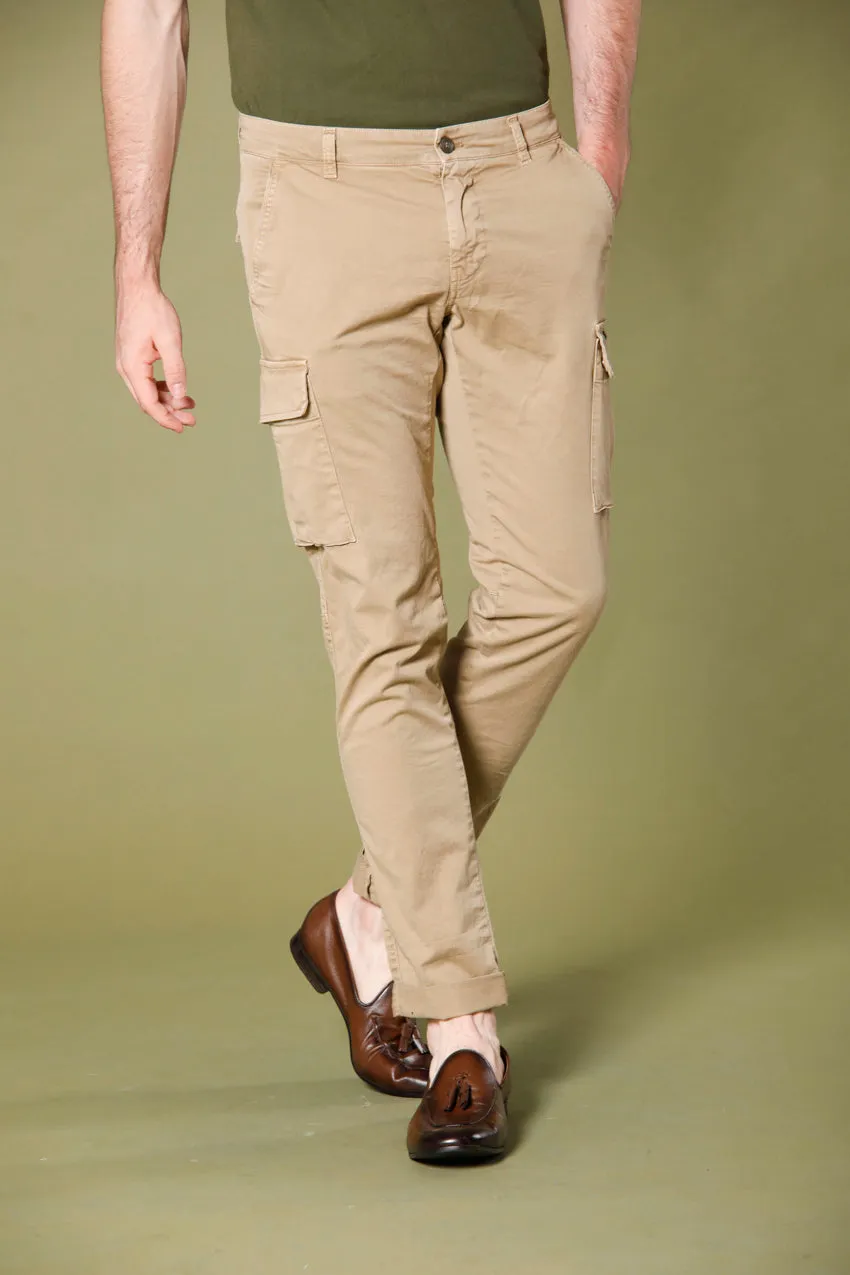 Chile men's cargo pants in twill extra slim sold by Mason's