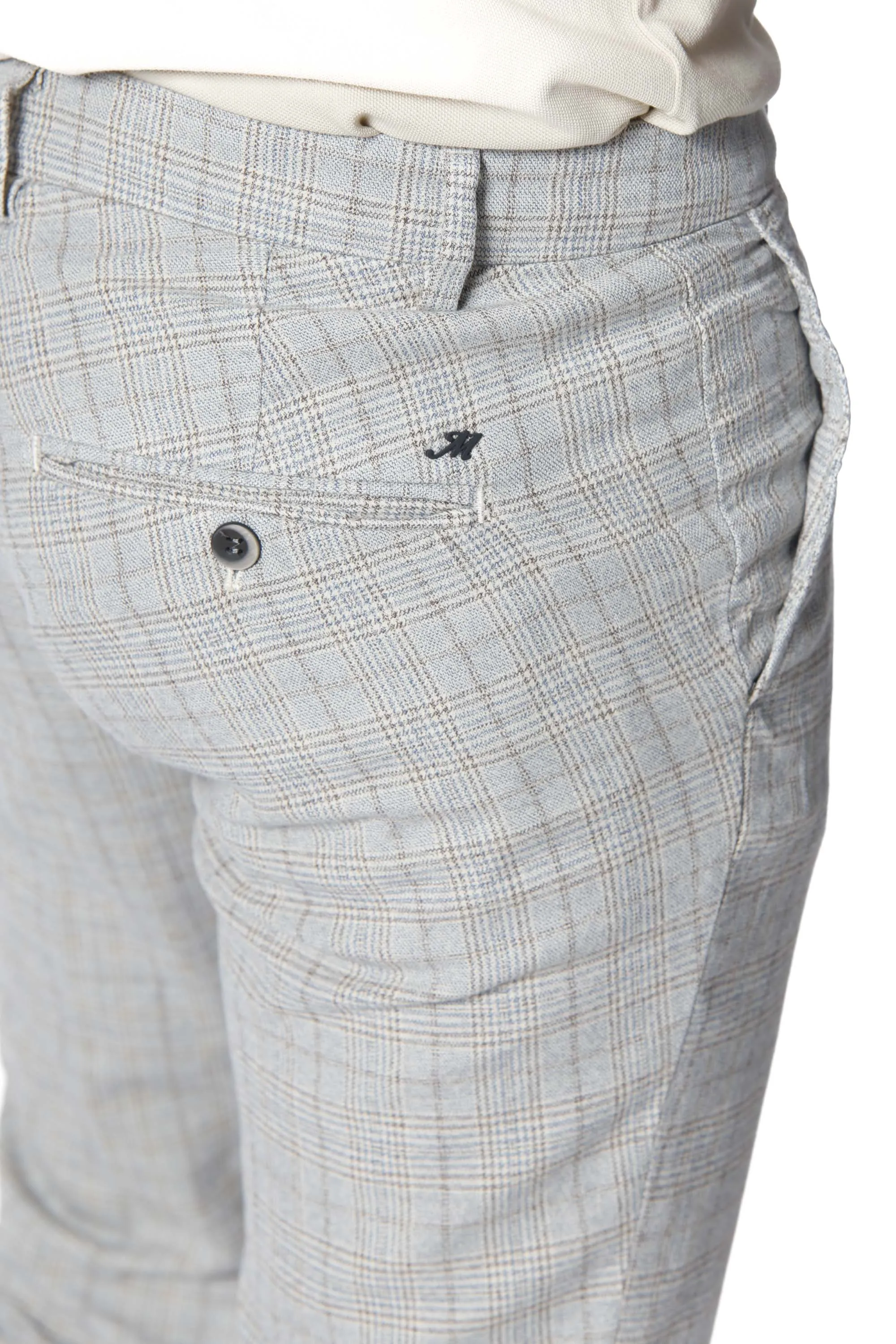 Milano style man chino pants in cotton with wales pattern extra slim sold by Mason's product image thumbnail 3