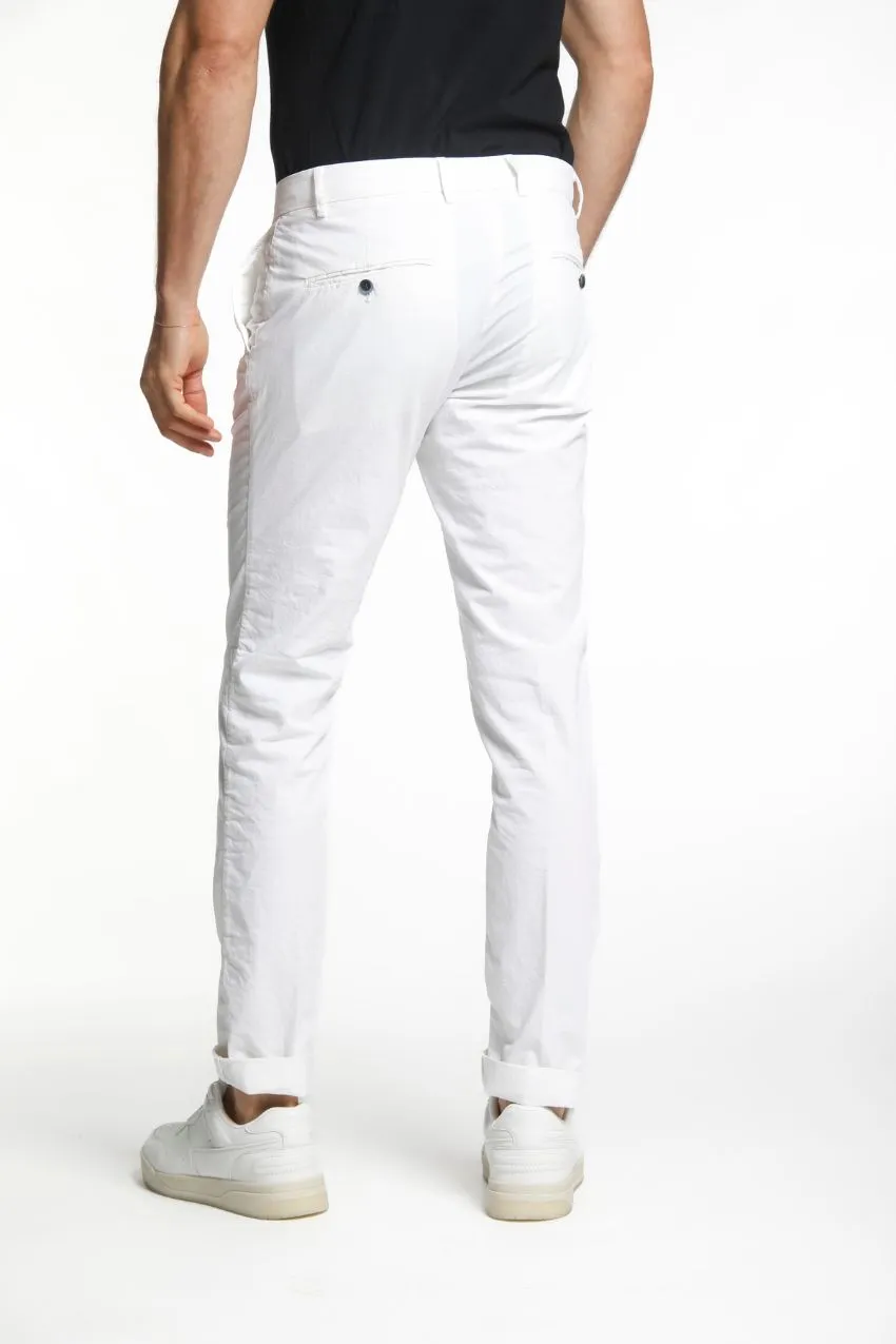 Milano Style men's chino pants in stretch gabardine extra slim ① sold by Mason's product image thumbnail 4