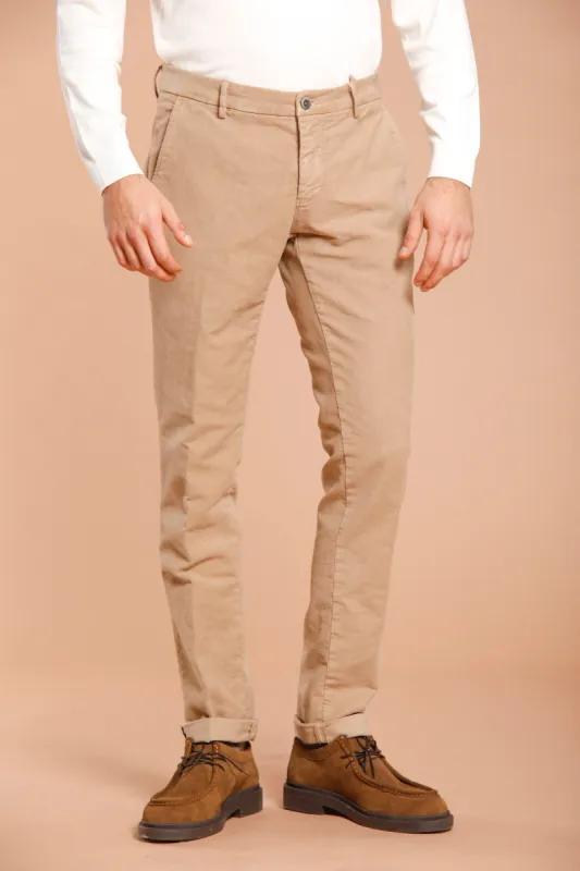 Milano Style man moleskin chino pants extra slim sold by Mason's