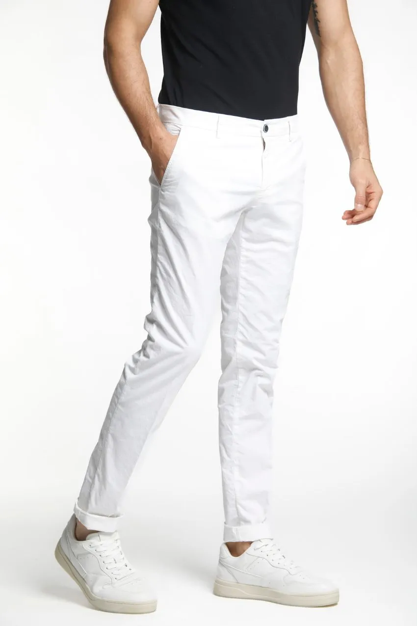Milano Style men's chino pants in stretch gabardine extra slim ① sold by Mason's product image thumbnail 3