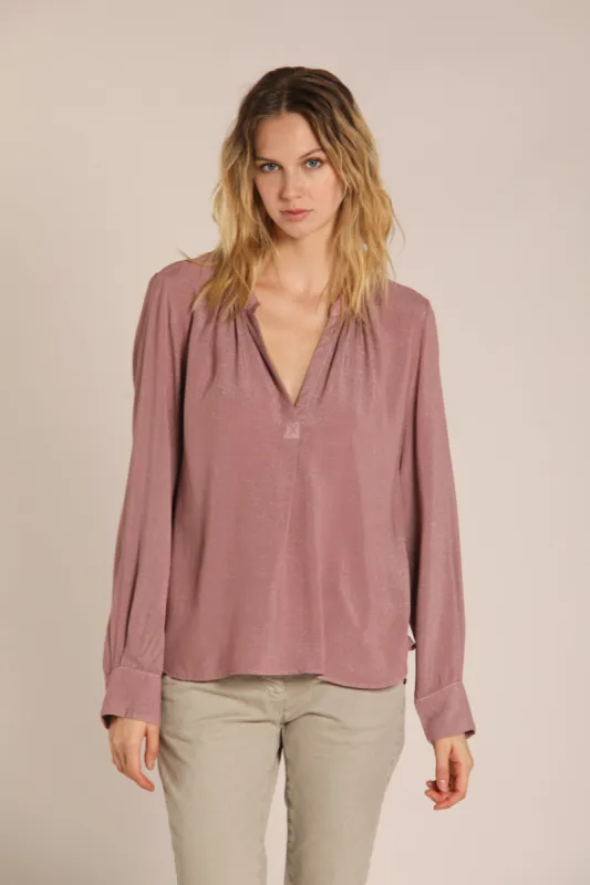 Adele women's  shirt in viscose lurex  sold by Mason's
