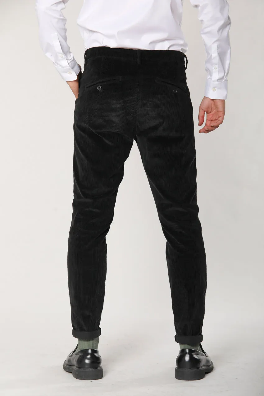 Osaka Style man chino pant in 500 striped velvet carrot fit sold by Mason's product image thumbnail 4