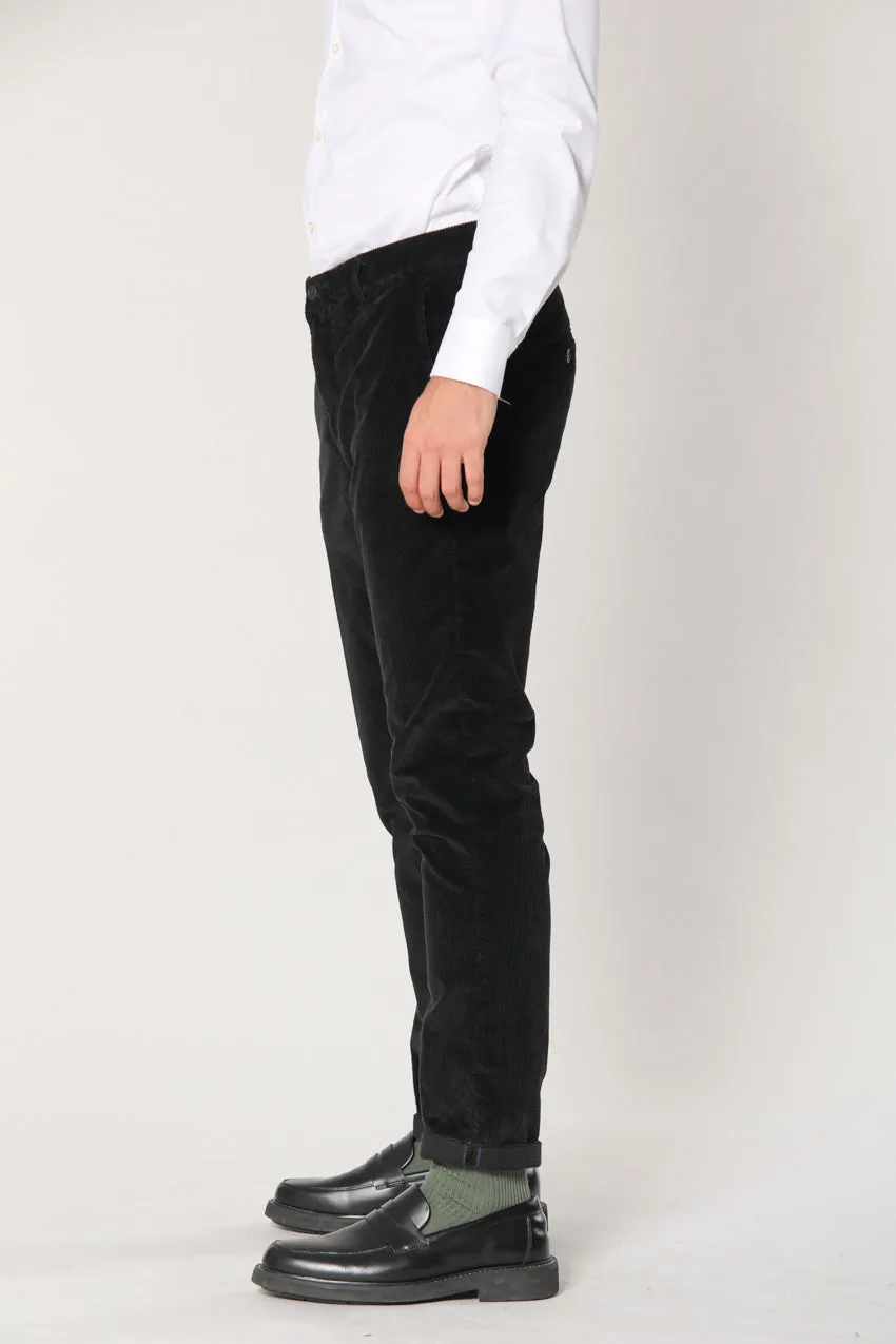 Osaka Style man chino pant in 500 striped velvet carrot fit sold by Mason's product image thumbnail 3