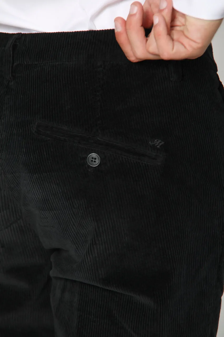 Osaka Style man chino pant in 500 striped velvet carrot fit sold by Mason's product image thumbnail 2