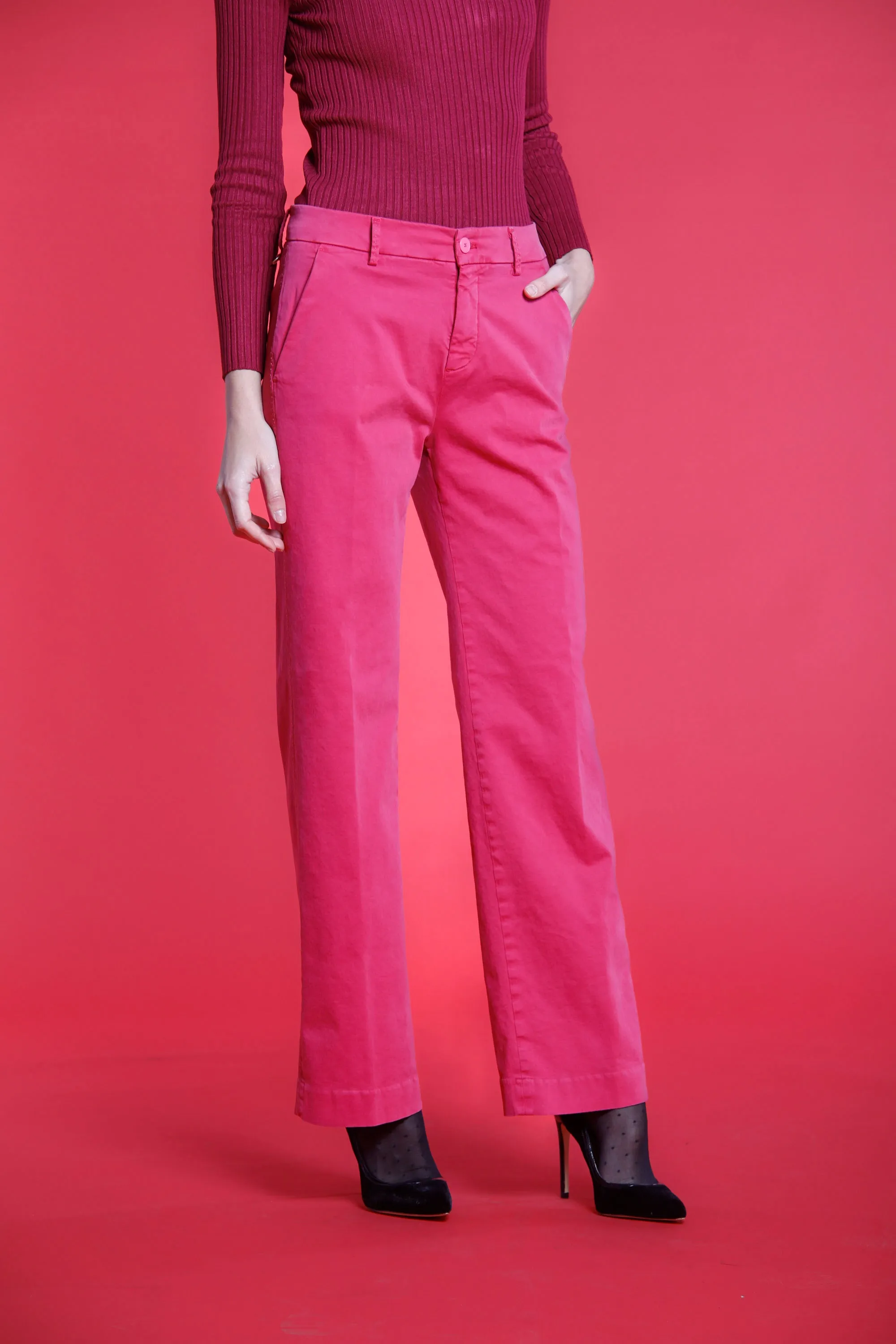 New York Straight woman satin chino pants sold by Mason's product image thumbnail 3