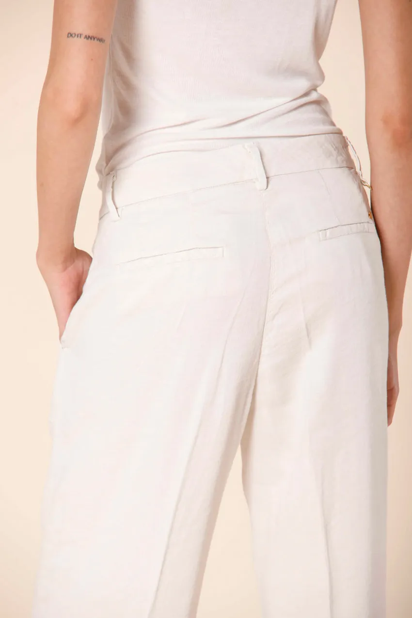 New York Straight women's chino pants in linen blend straight sold by Mason's product image thumbnail 3