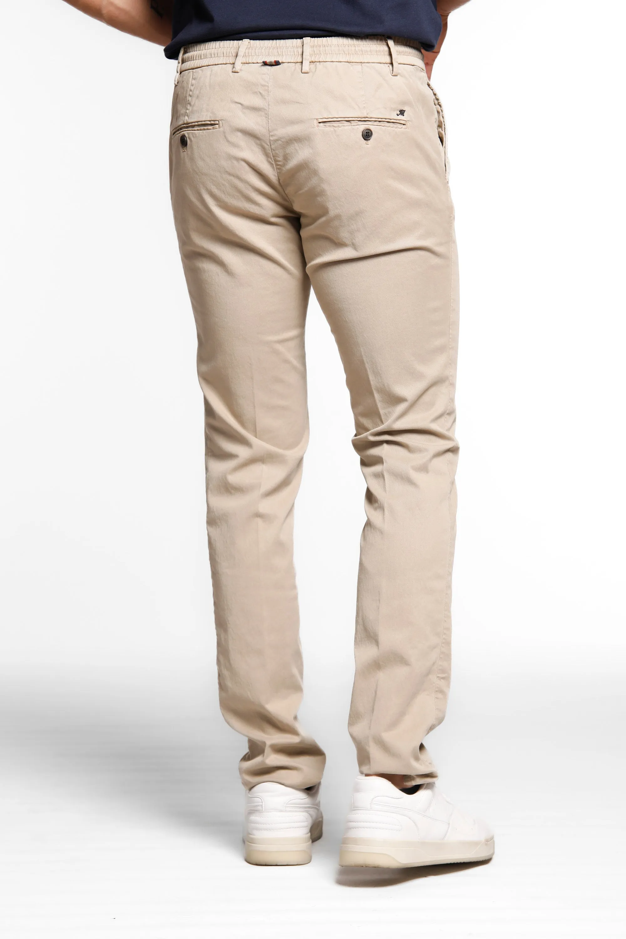 Milano Jogger man chino pants in cotton and tencel extra slim sold by Mason's product image thumbnail 5