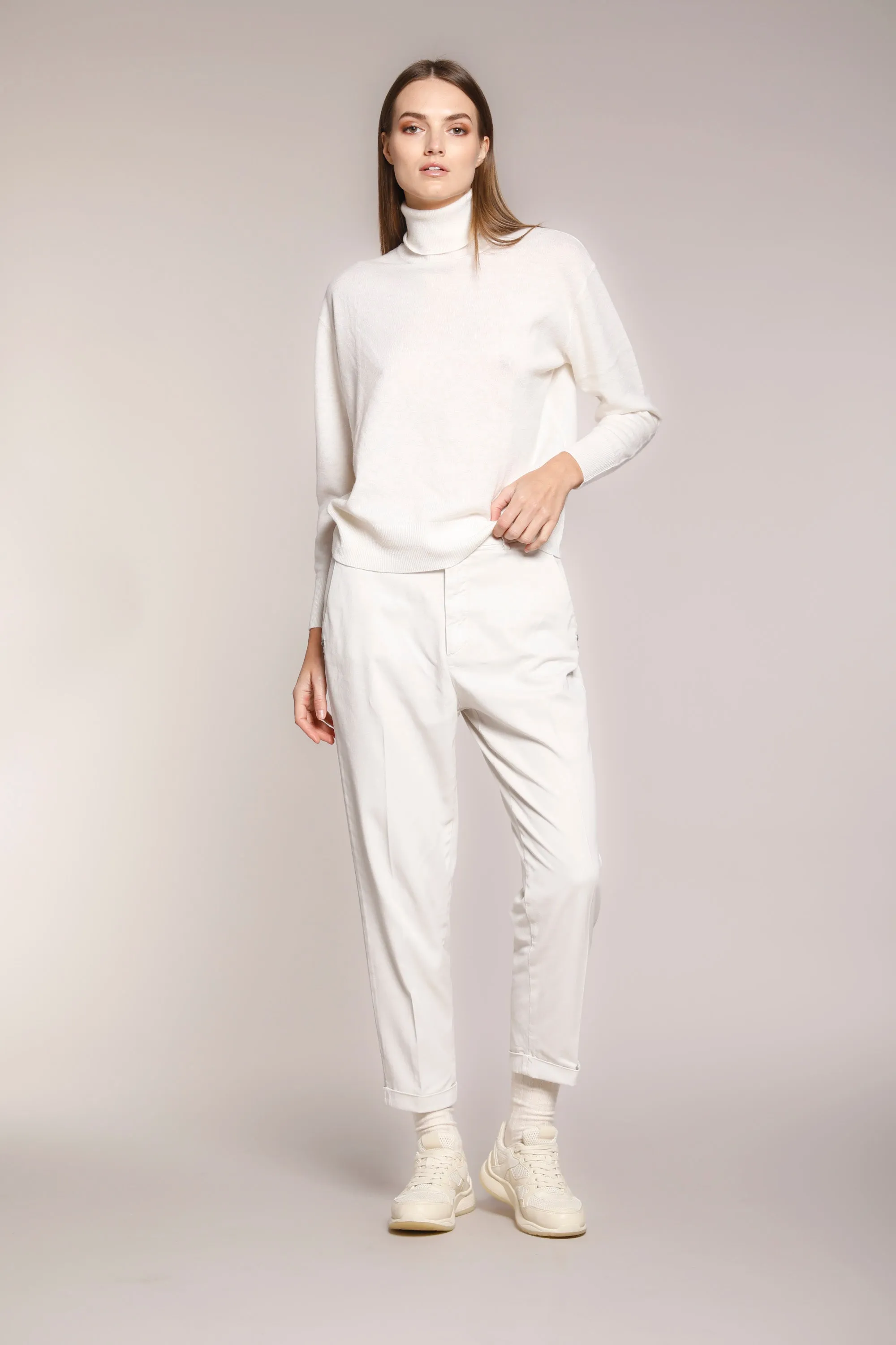 New York Cozy twill woman chino pants relaxed sold by Mason's product image thumbnail 2