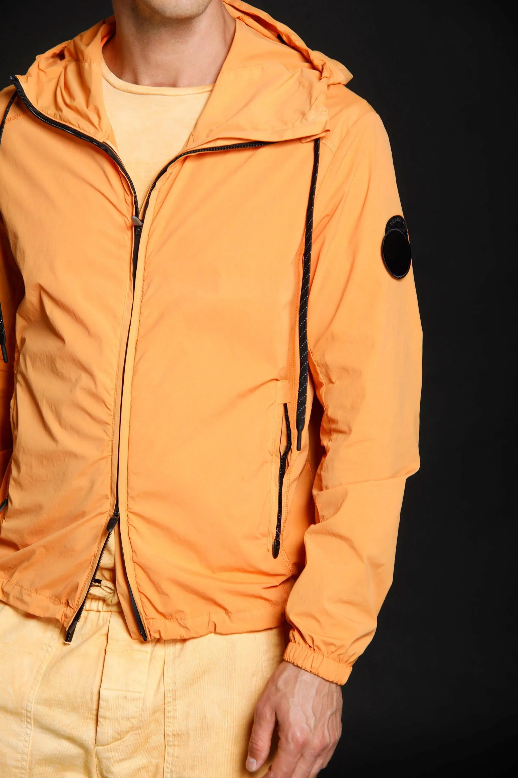 King Athleisure man sweatshirt in stretch nylon Logo edition sold by Mason's