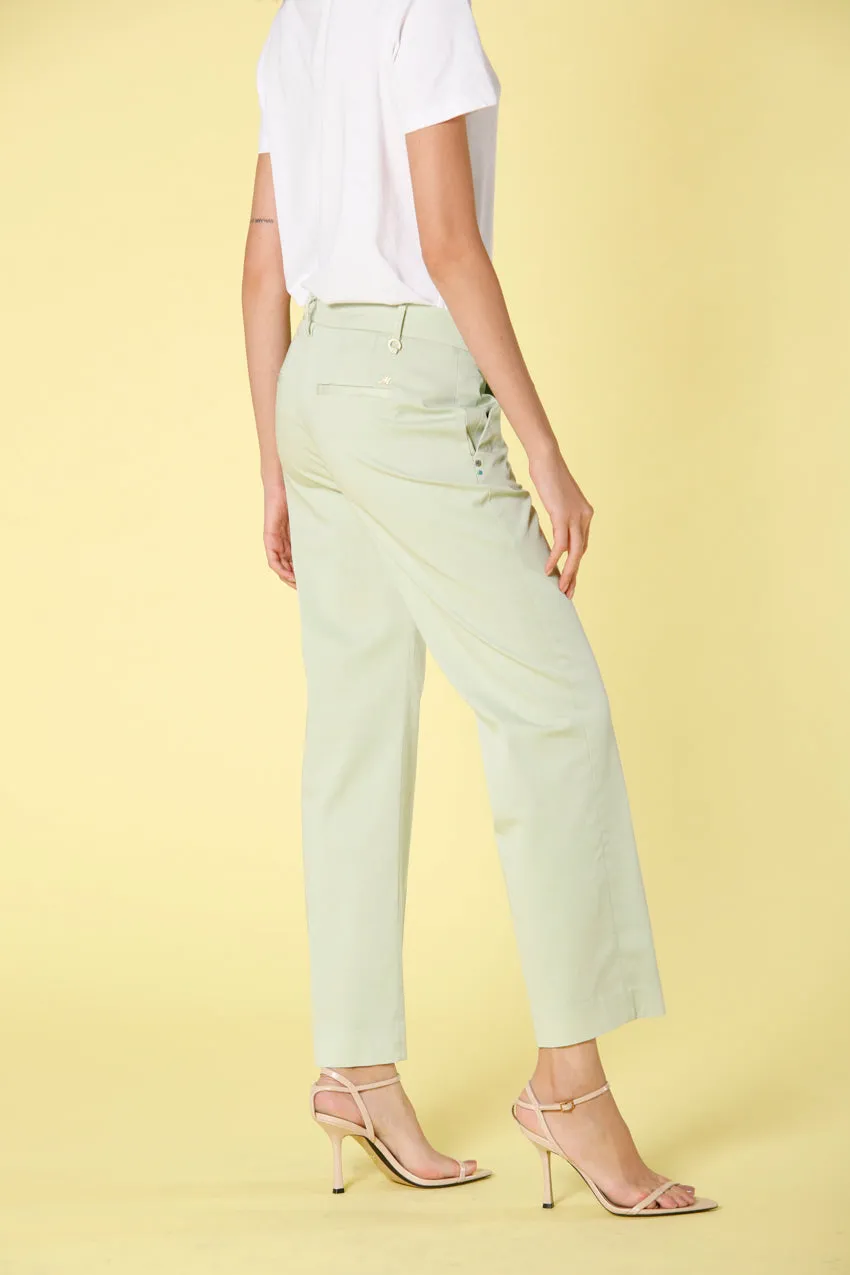New York Cropped women's chino pants in cotton and tencel parachute fabric regular sold by Mason's product image thumbnail 3