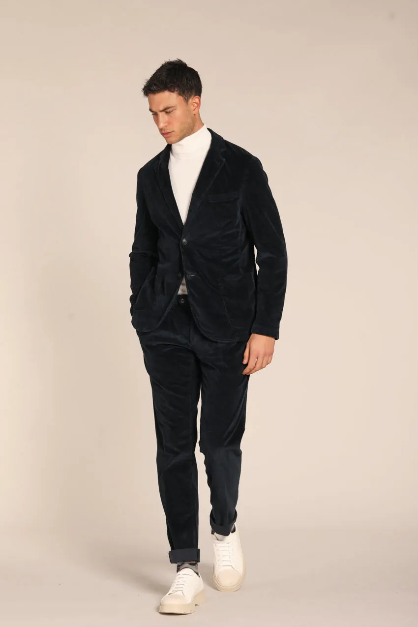 Genova Style men's velvet 500-striped regular fit chino pants sold by Mason's product image thumbnail 2