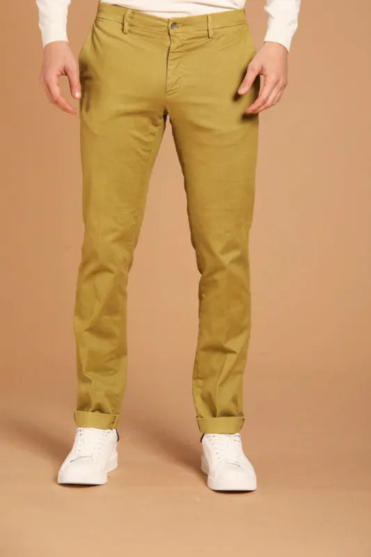 New York men's  chino pants in gabardine  stretch regular fit ① sold by Mason's
