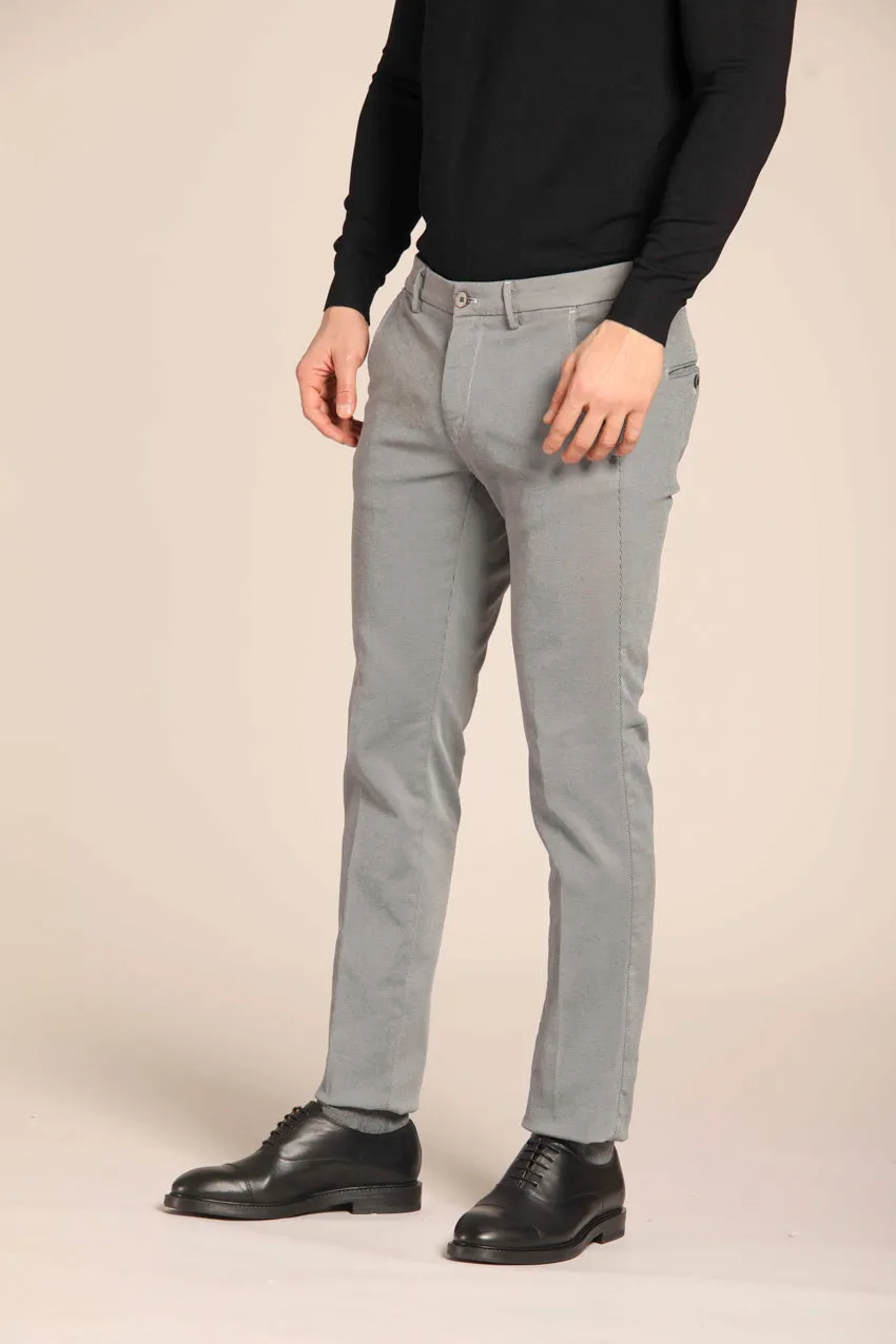 Torino men's chino pants in cotton modal with micro-fantasy pattern slim fit sold by Mason's product image thumbnail 5