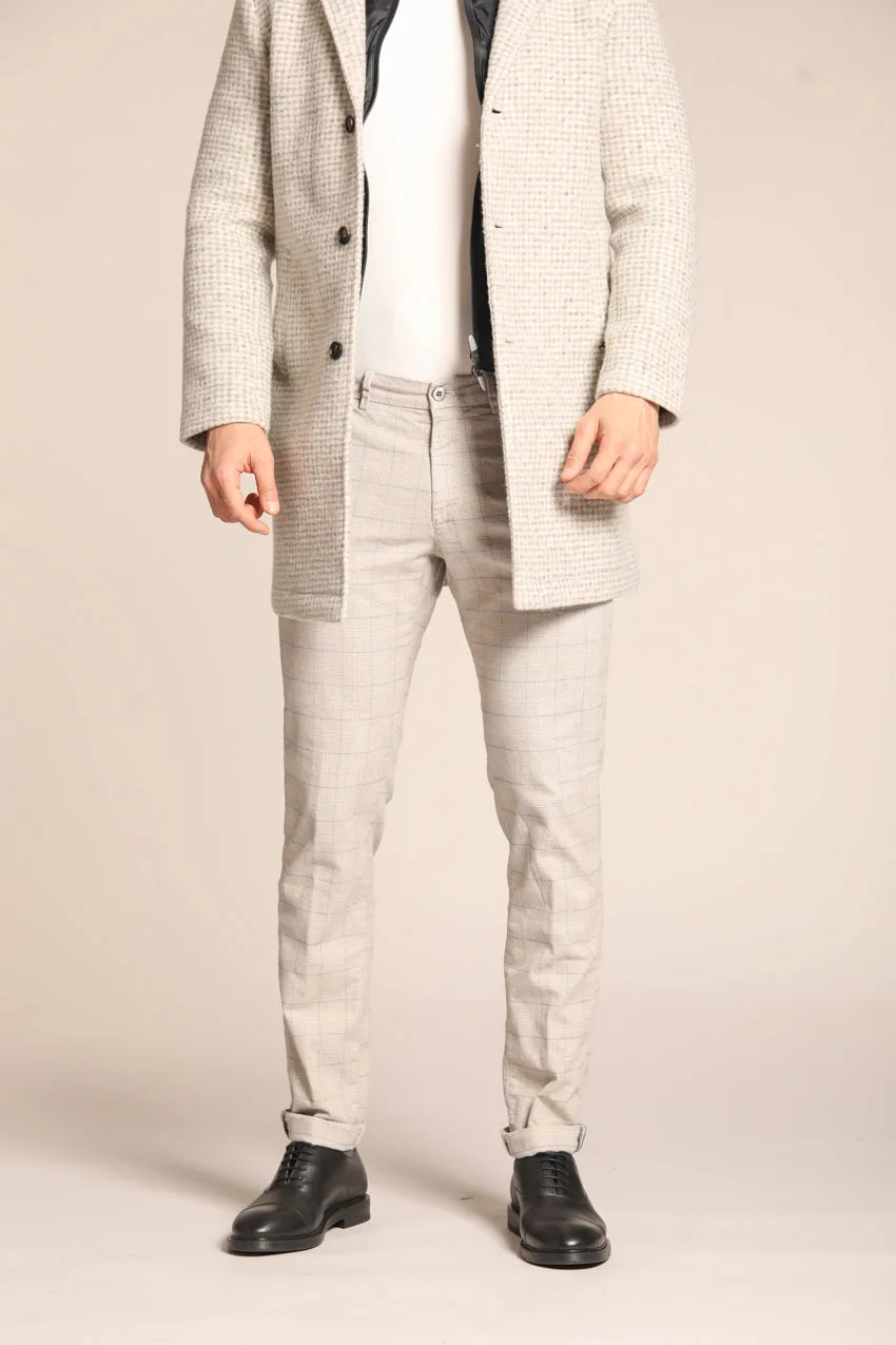 Torino men's stretch cotton chino pants with shaded chevron motif slim fit sold by Mason's product image thumbnail 2