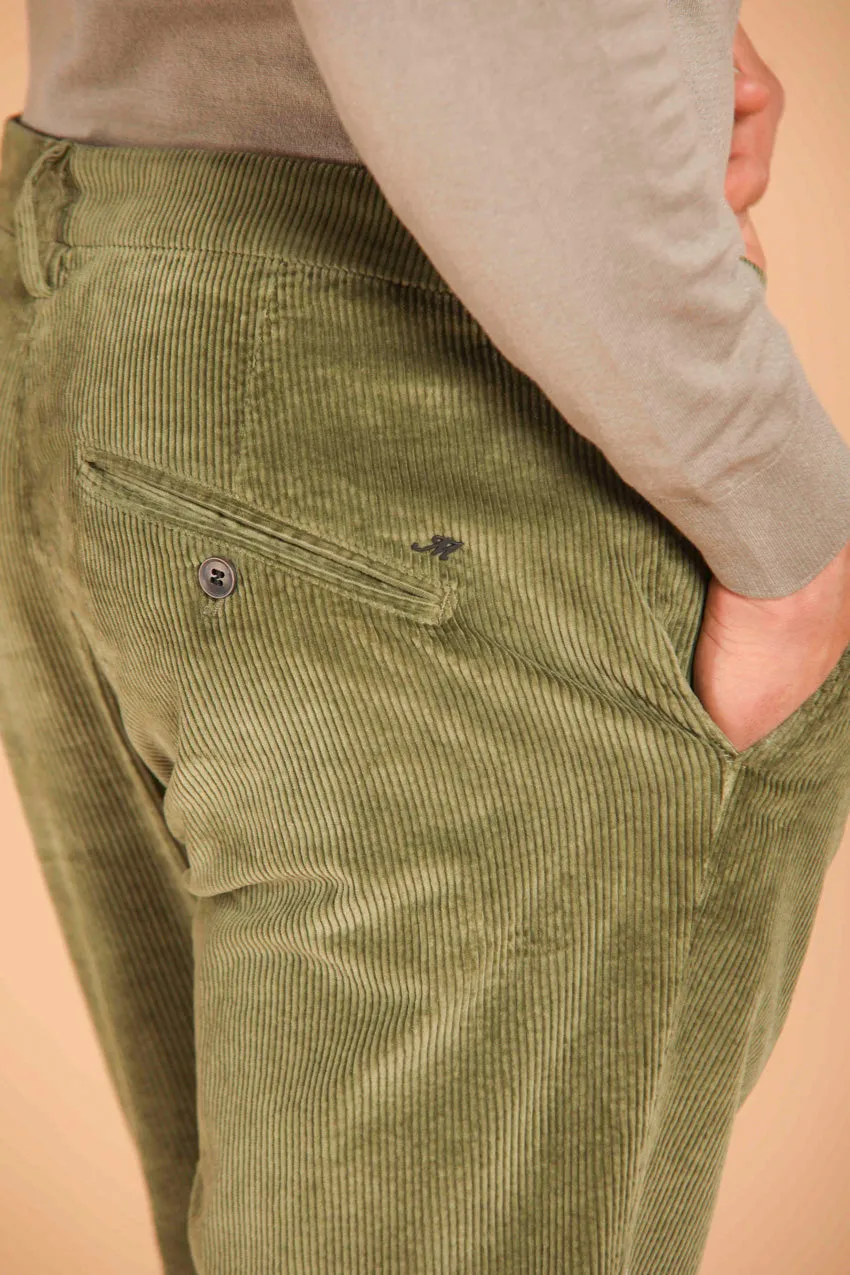 Osaka men's chino pants in velvet 500 stripes carrot fit sold by Mason's product image thumbnail 3