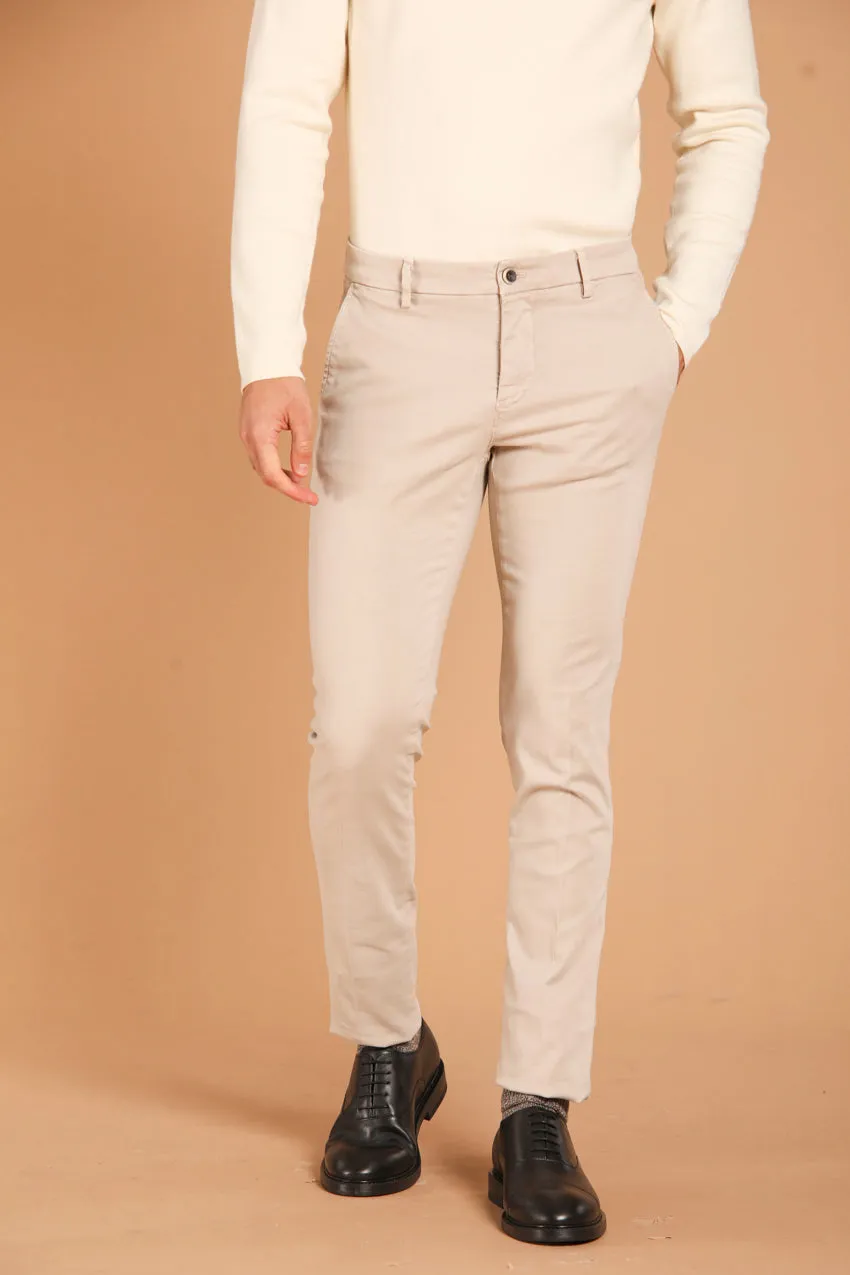 Milano men's chino pants in gabardine stretch extra slim fit ① sold by Mason's product image thumbnail 2