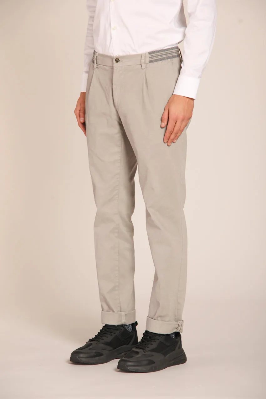 New York Elax 1 Pinces men's chino jogger pants in gabardine regular fit sold by Mason's product image thumbnail 3