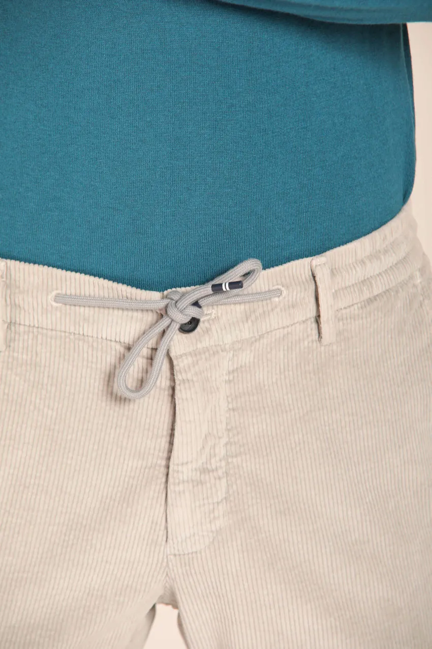 Milano Jogger men's chino pants in velvet 500 stripes extra slim fit sold by Mason's product image thumbnail 3