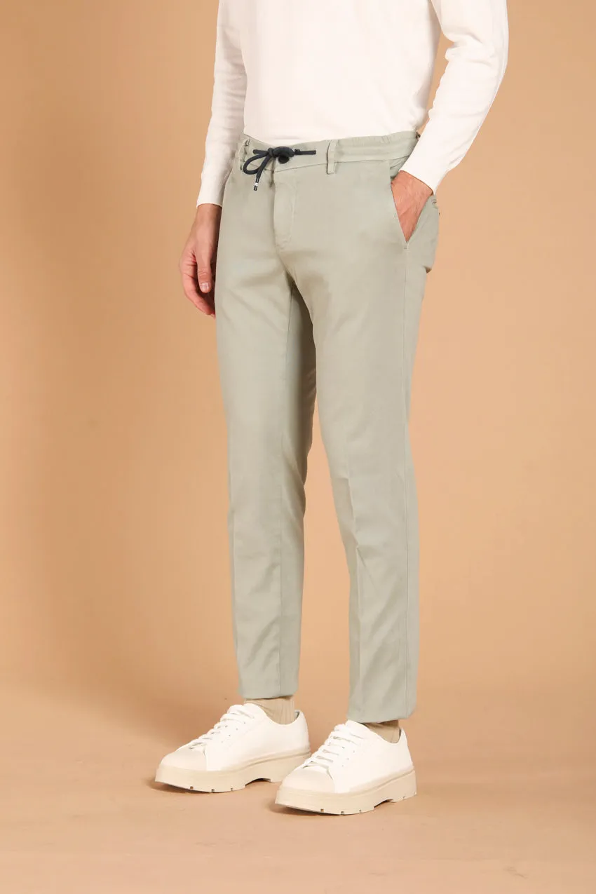 Milano Jogger men's chino pants in gabardine stretch extra slim fit sold by Mason's product image thumbnail 4
