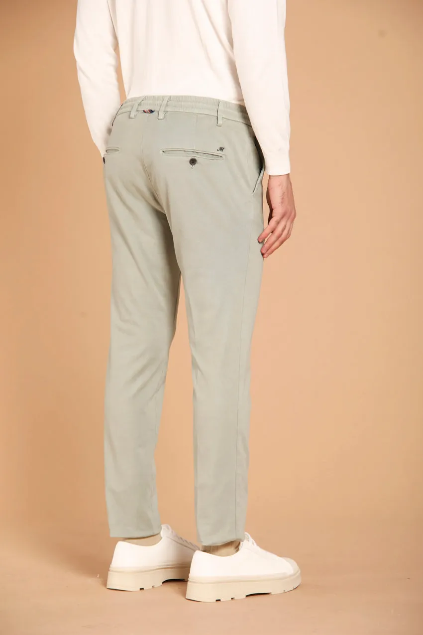 Milano Jogger men's chino pants in gabardine stretch extra slim fit sold by Mason's product image thumbnail 5
