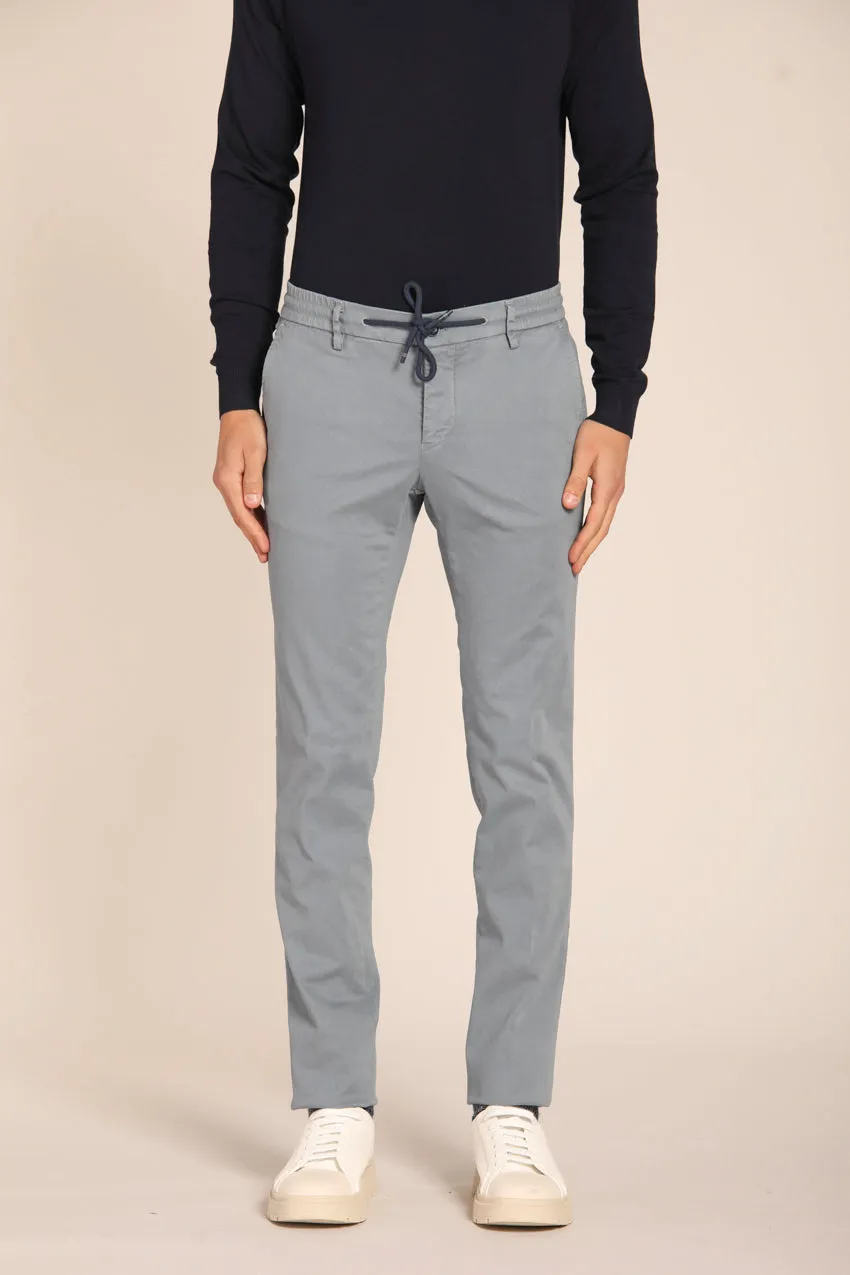 Milano Jogger men's chino pants in gabardine stretch extra slim fit sold by Mason's product image thumbnail 2