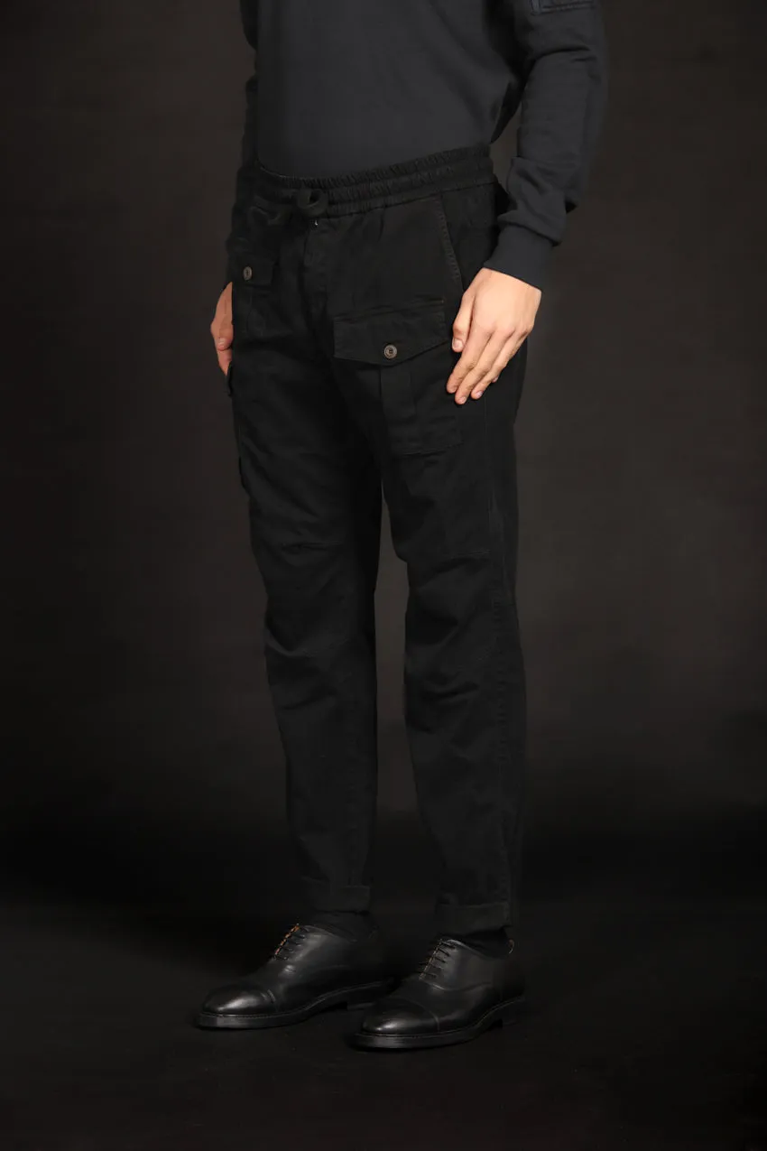 George Sack men's cargo pants in gabardine stretch limited edition carrot fit ① sold by Mason's product image thumbnail 4