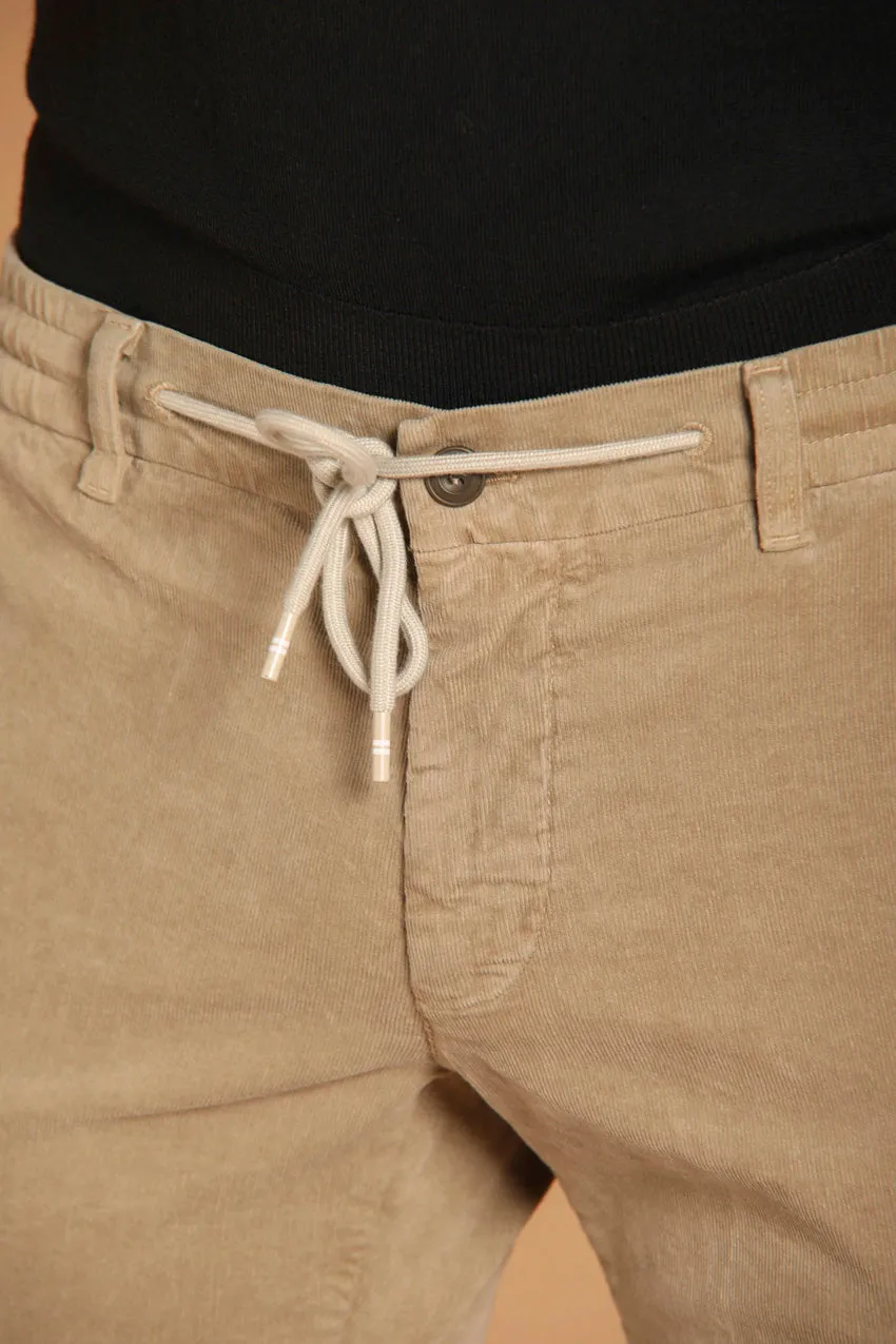 Chile Jogger men's cargo pants in velvet 1500 stripes extra slim fit sold by Mason's product image thumbnail 3