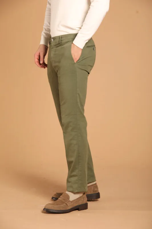 New York men's  chino pants in gabardine  stretch regular fit ① sold by Mason's