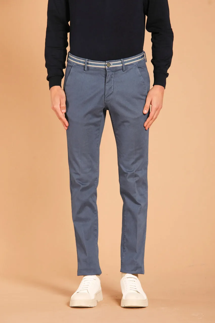 Torino Winter men's chino pants in gabardine stretch slim fit sold by Mason's