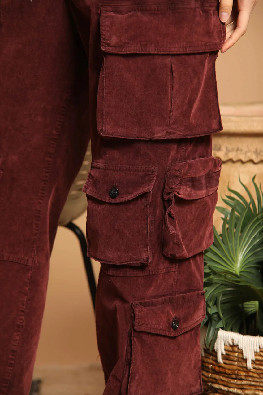 New Hunter women's cargo pants in velvet 1000-striped straight fit ① sold by Mason's product image thumbnail 5