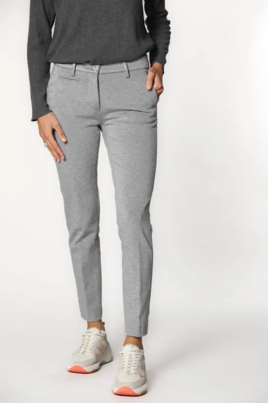 New York Slim women's chino pants in jersey technical slim fit ① sold by Mason's