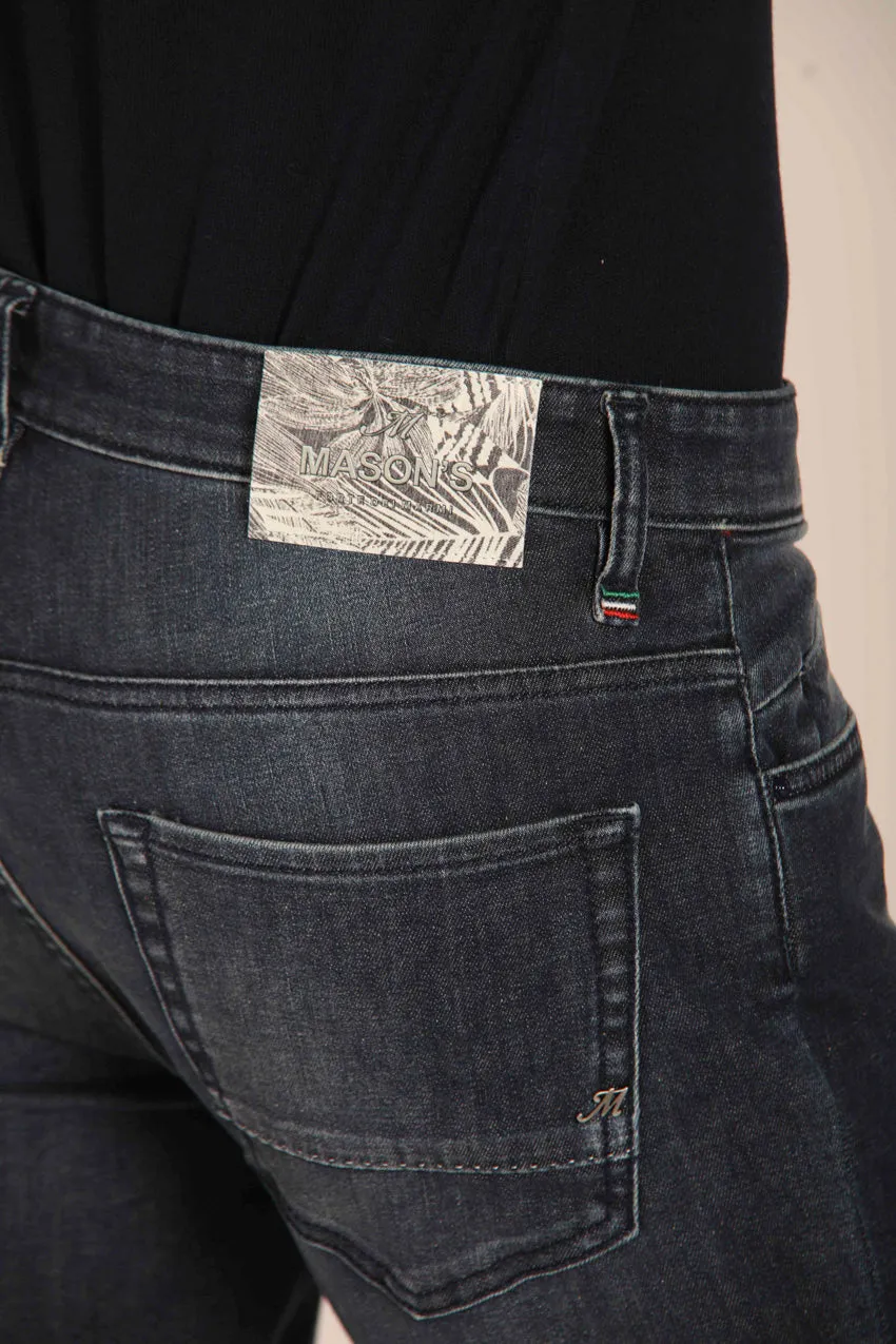 Harris men's pants 5-pocket denim with jungle interior print slim fit sold by Mason's product image thumbnail 5