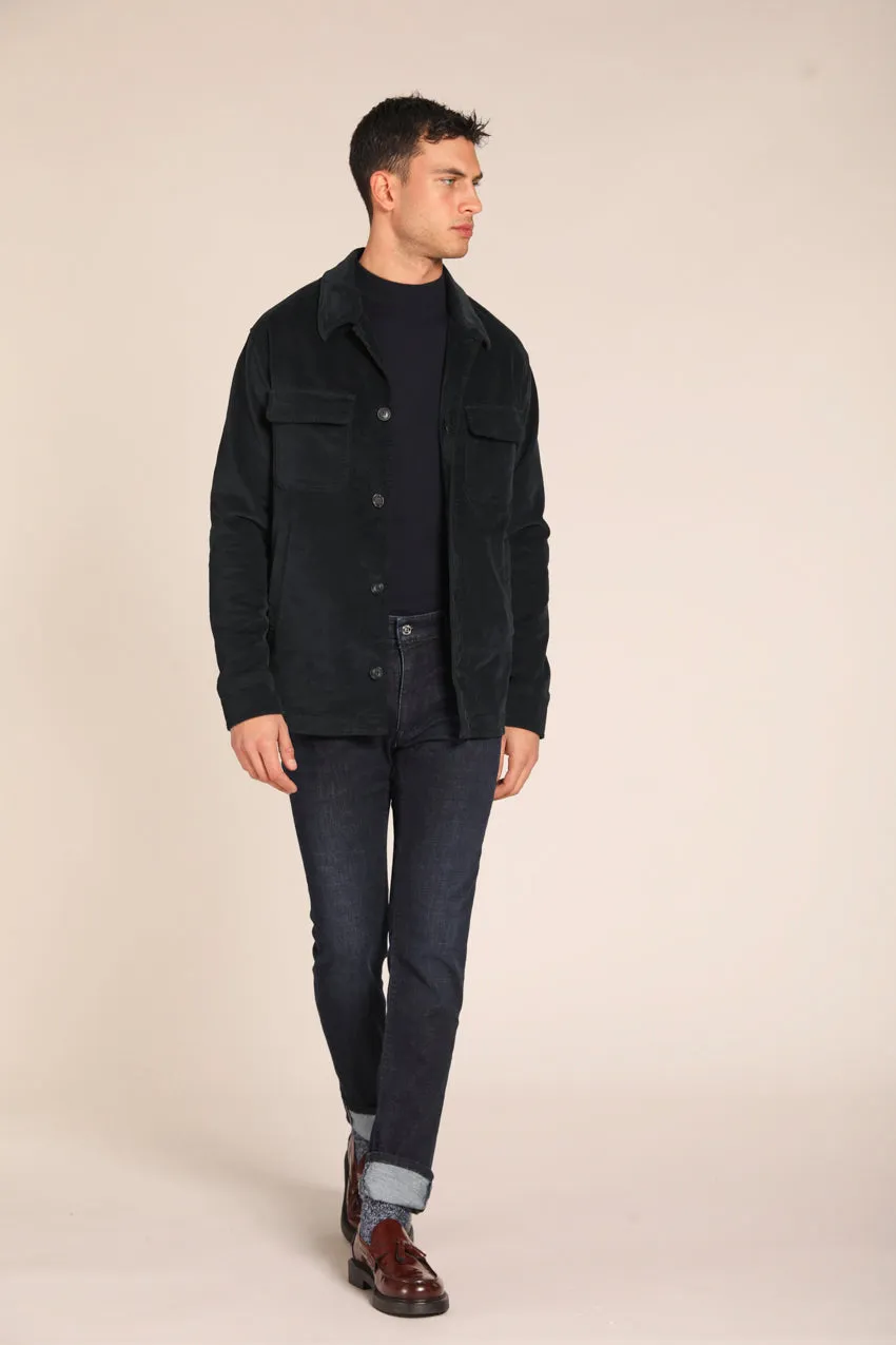 Harris men's pants 5-pocket in denim-stretch slim fit sold by Mason's product image thumbnail 2