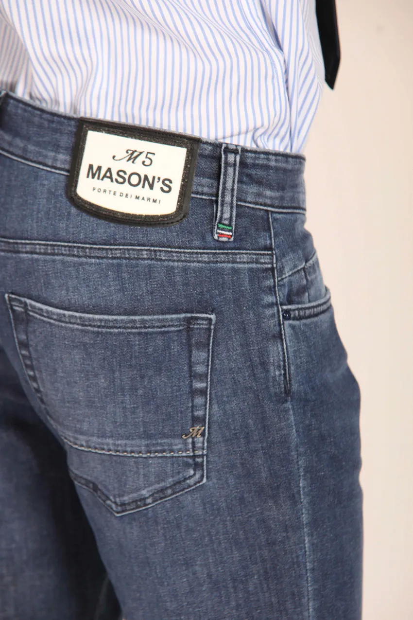 Harris men's pants 5-pocket in denim with camouflage print slim fit sold by Mason's product image thumbnail 2