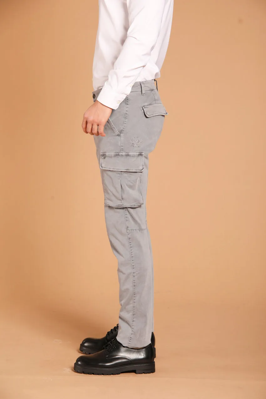Chile men's cargo pants in gabardine with special washing extra slim fit sold by Mason's product image thumbnail 4