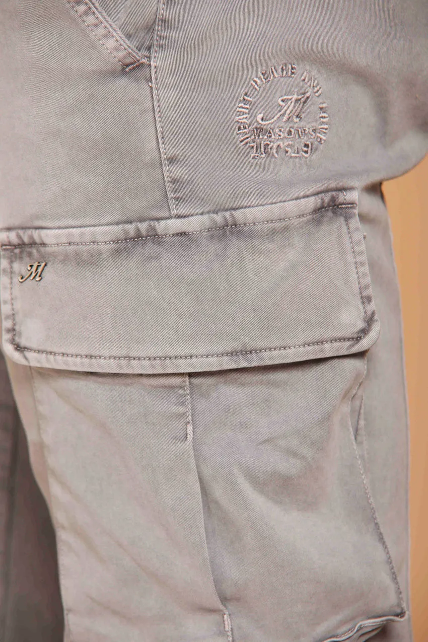 Chile men's cargo pants in gabardine with special washing extra slim fit sold by Mason's product image thumbnail 3