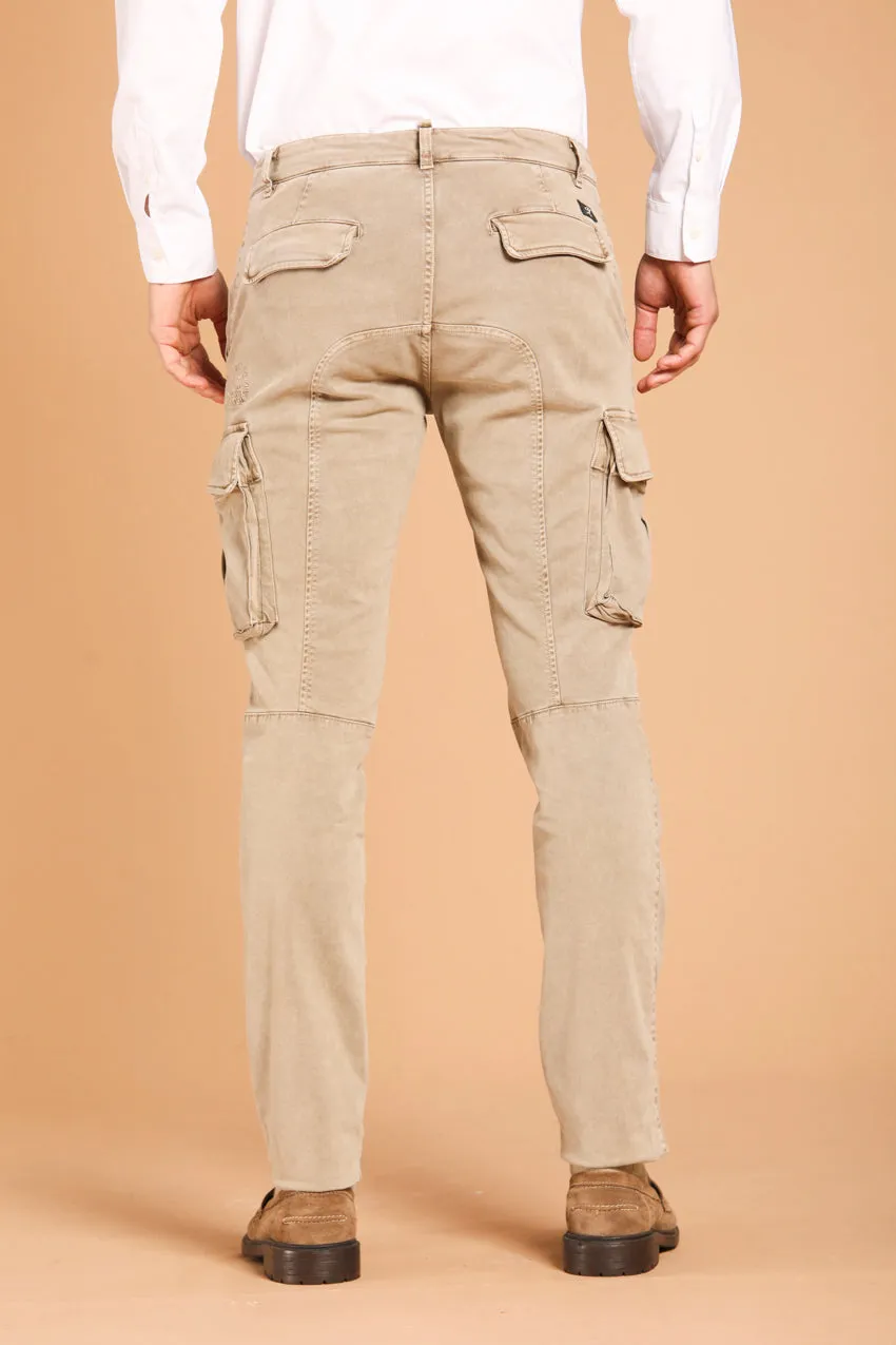 Chile men's cargo pants in gabardine with special washing extra slim fit sold by Mason's product image thumbnail 5