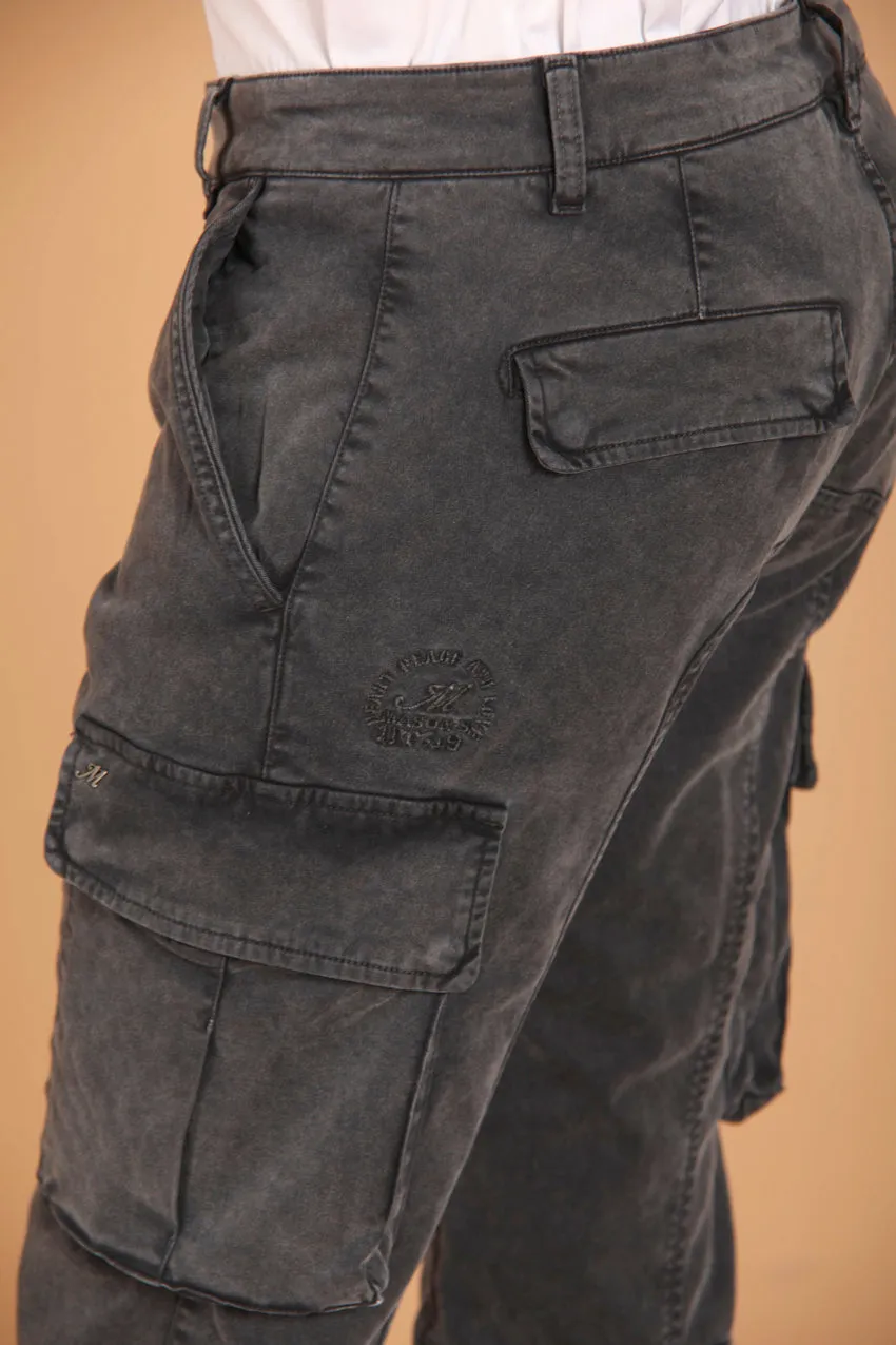 Chile men's cargo pants in gabardine with special washing extra slim fit sold by Mason's product image thumbnail 2