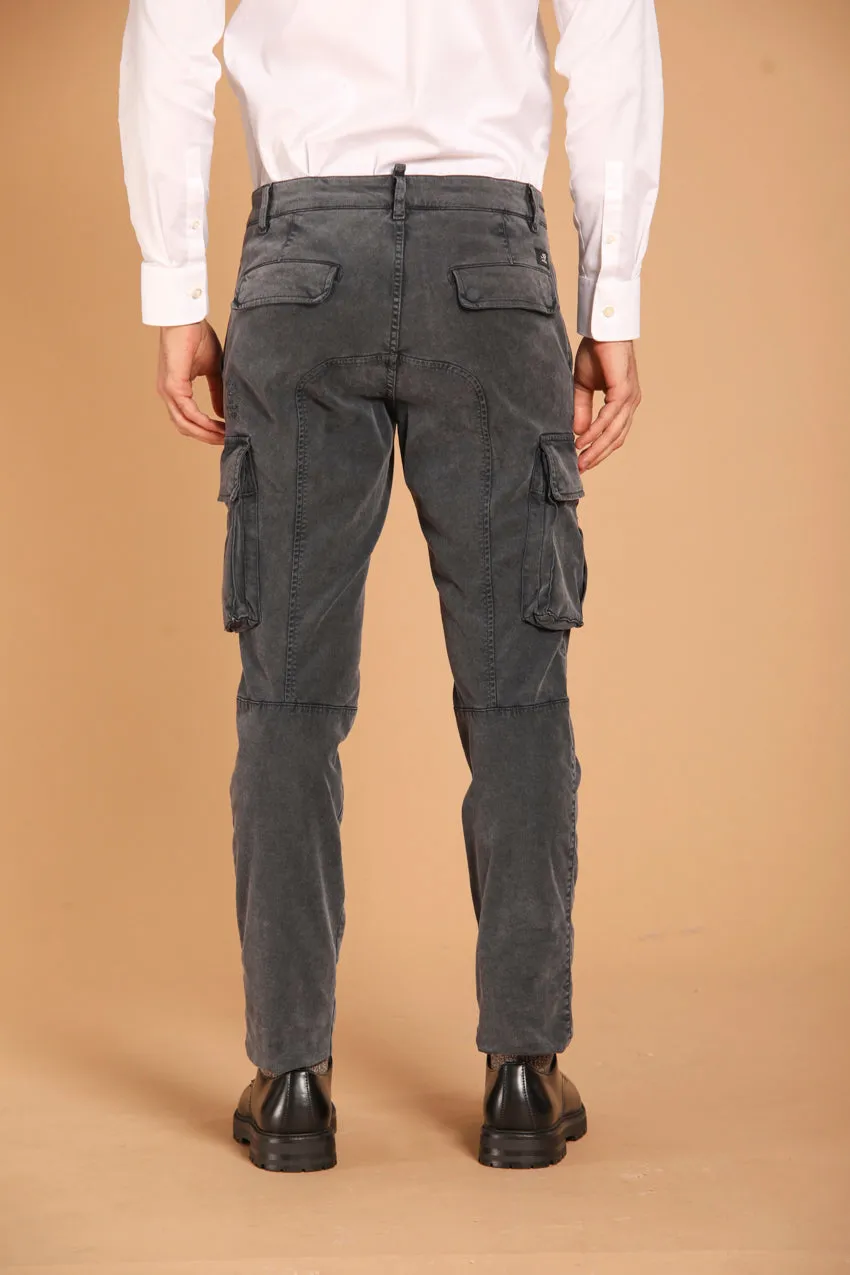 Chile men's cargo pants in gabardine with special washing extra slim fit sold by Mason's product image thumbnail 5