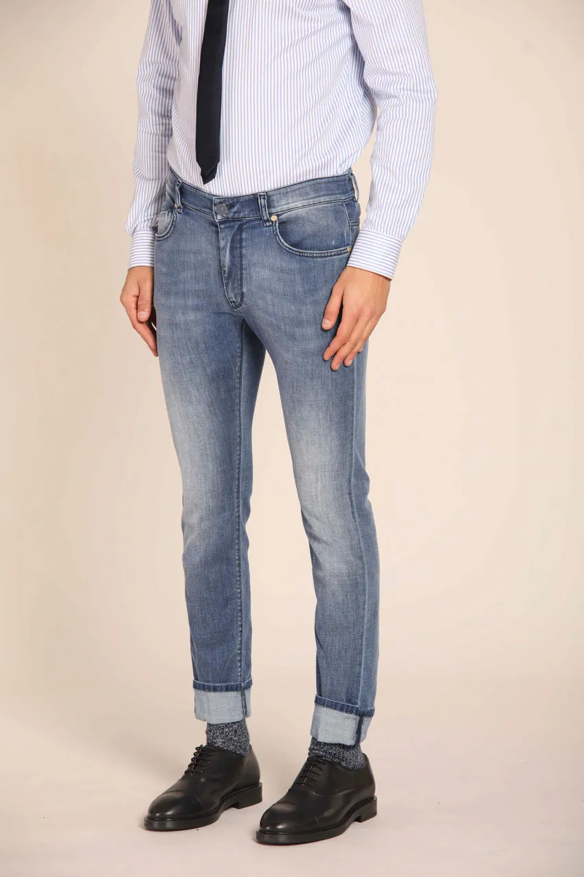 Harris men's pants 5-pocket in denim-stretch slim fit sold by Mason's product image thumbnail 4