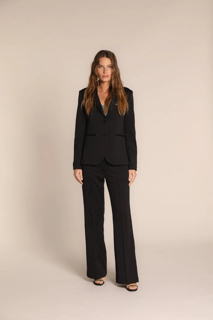 Helena women's blazer in jersey with glossy zebra print sold by Mason's product image thumbnail 3