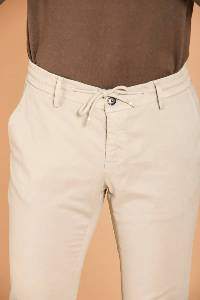 Milano Jogger men's chino pants in gabardine stretch extra slim fit sold by Mason's product image thumbnail 3