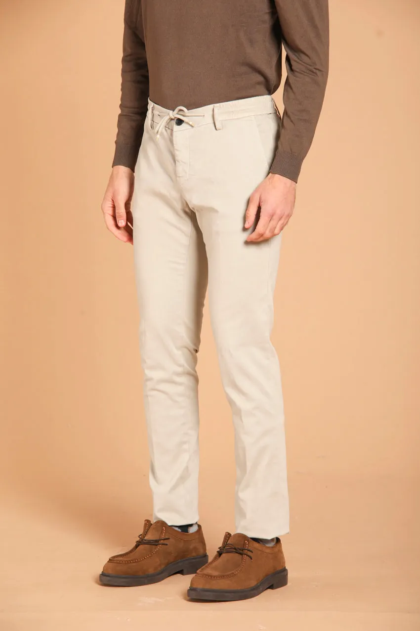Milano Jogger men's chino pants in gabardine stretch extra slim fit sold by Mason's product image thumbnail 4