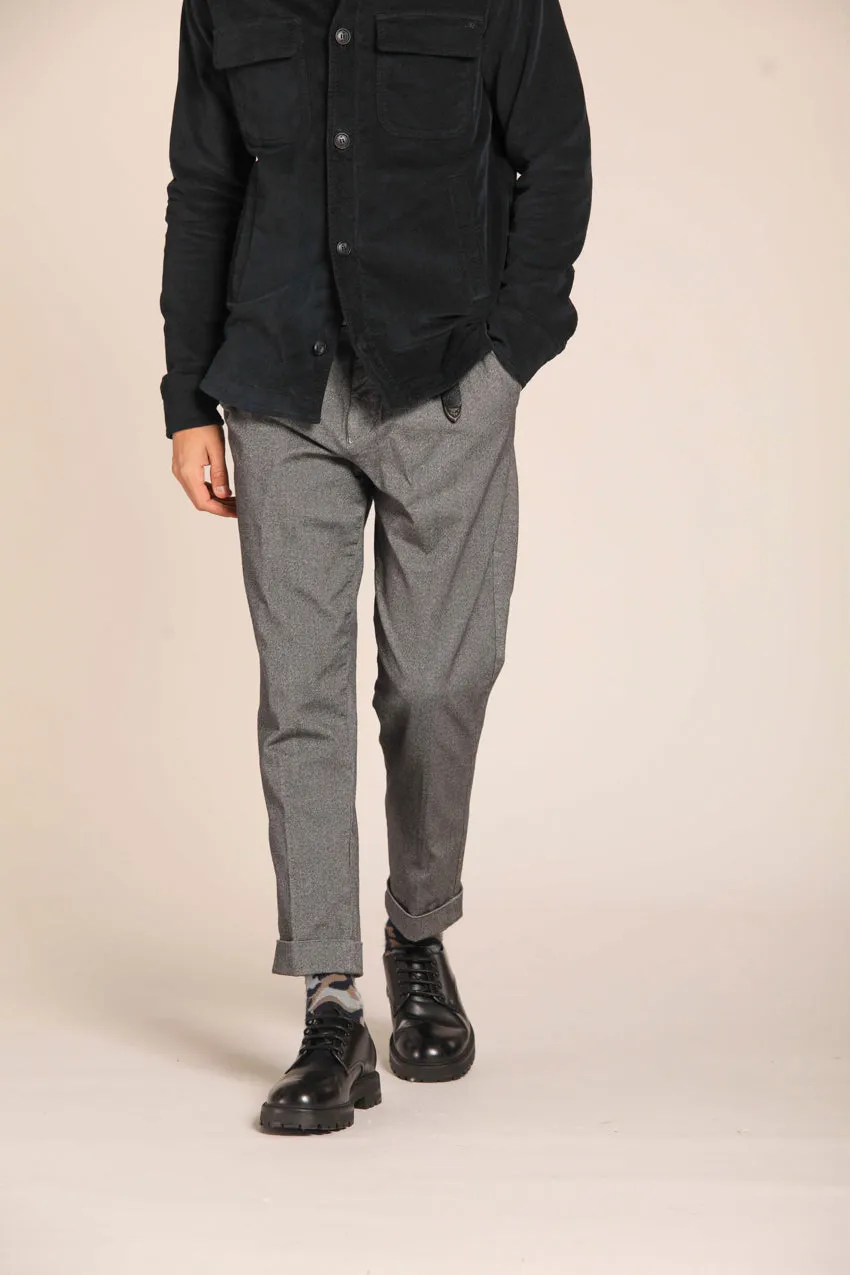 Boston 1 Pinces men's chino pants with microfantasy resca wire black relaxed fit sold by Mason's product image thumbnail 2