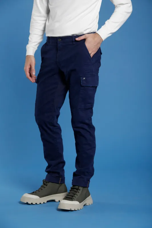Chile man cargo pant in gabardine extra slim ① sold by Mason's