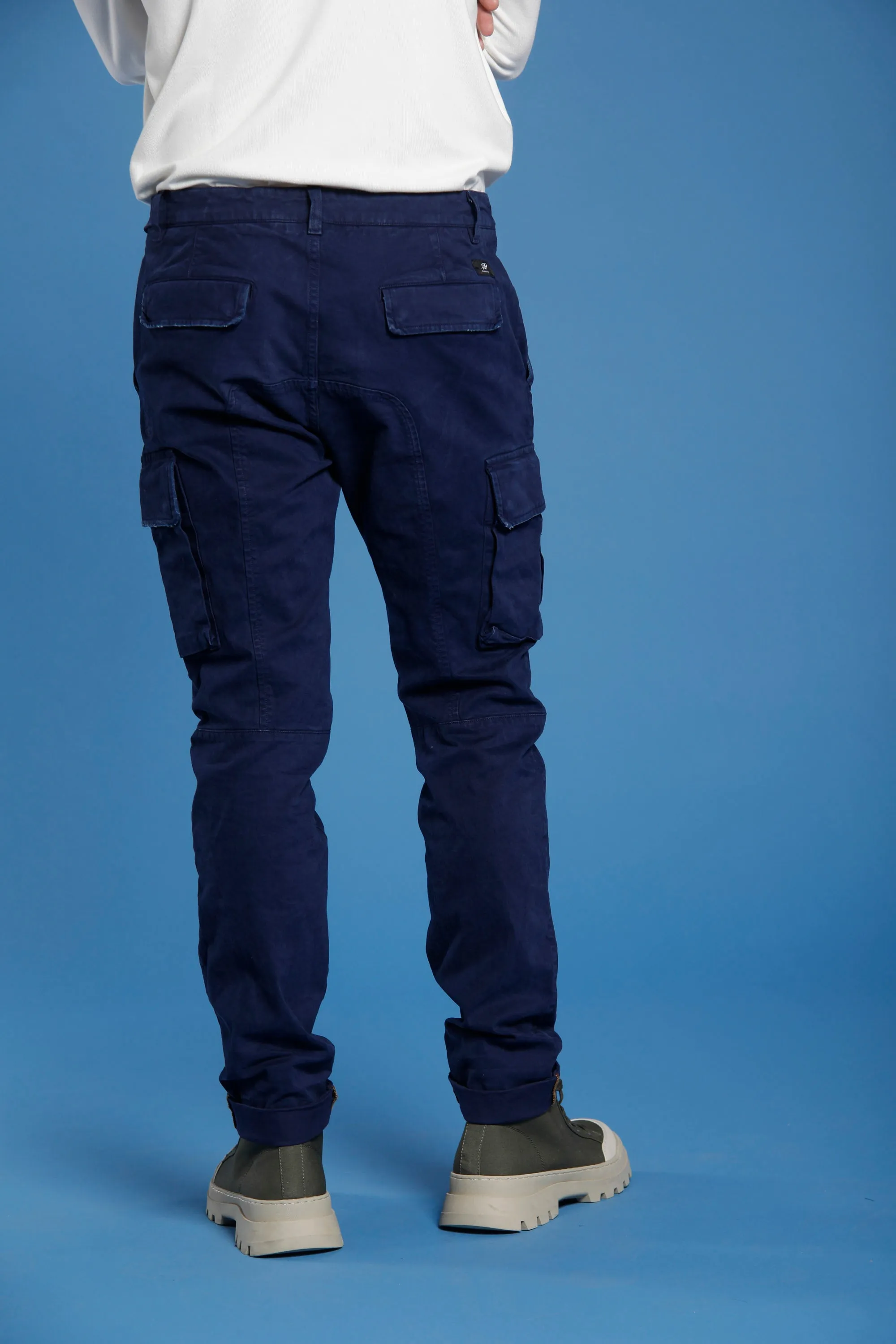 Chile man cargo pant in gabardine extra slim ① sold by Mason's product image thumbnail 4